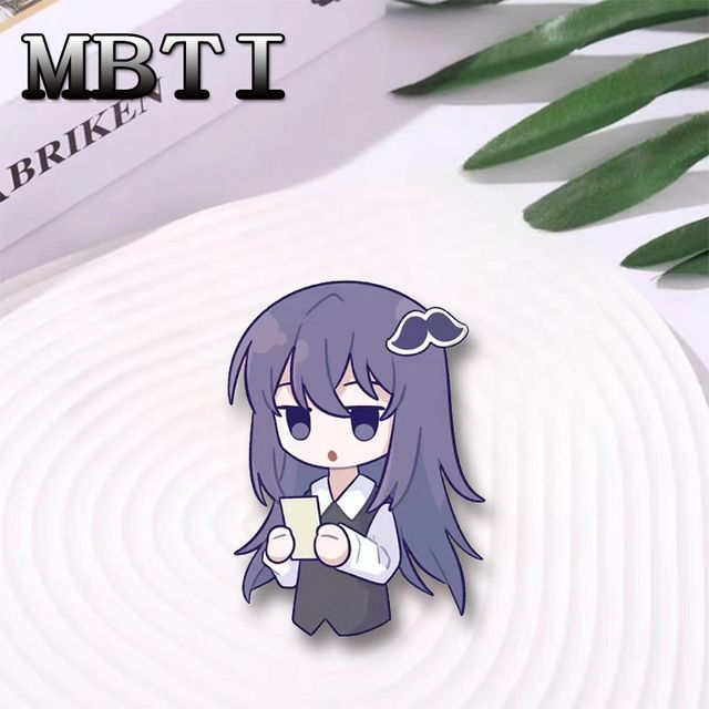 Mbti Series Badges 16 Personalities Ladies Pin Women Brooch Anime